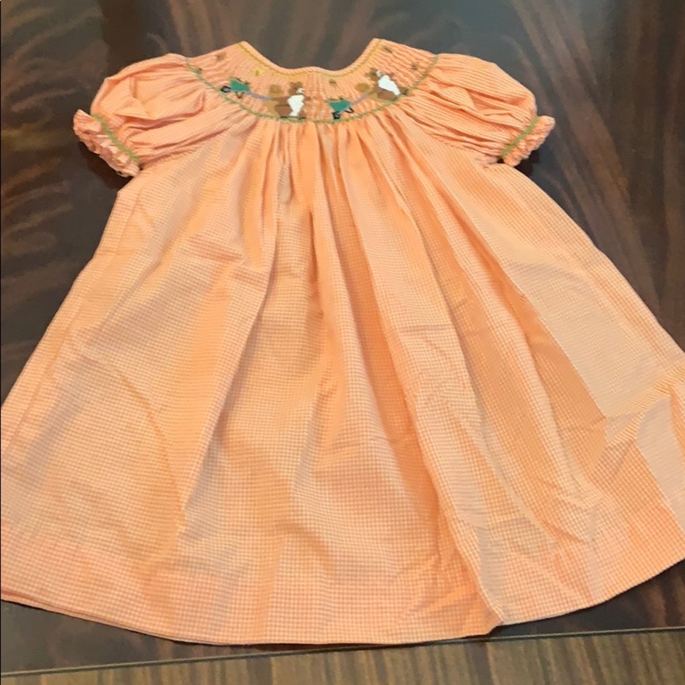 Smocked Fall dress
